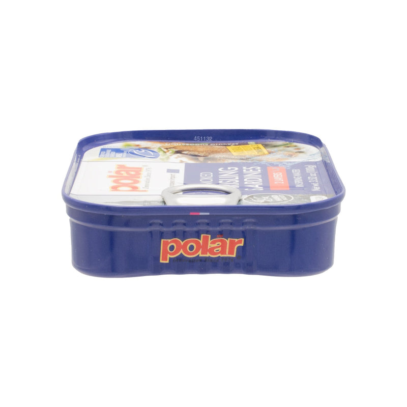 Load image into Gallery viewer, Smoked Brisling Wild Caught Sardines in Spring Water - 3.52 oz Can - 12 Pack - Polar
