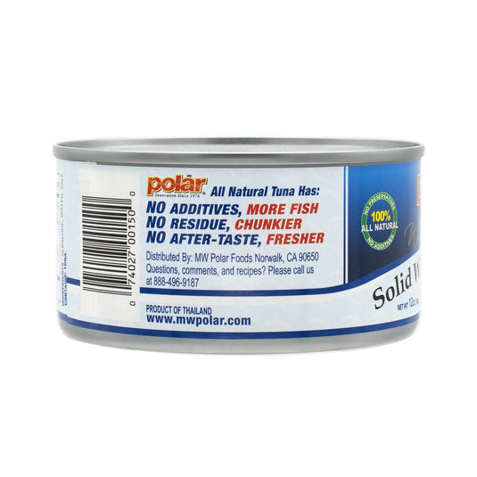 Solid White Albacore - 12 oz - Multiple Pack Sizes - Polar