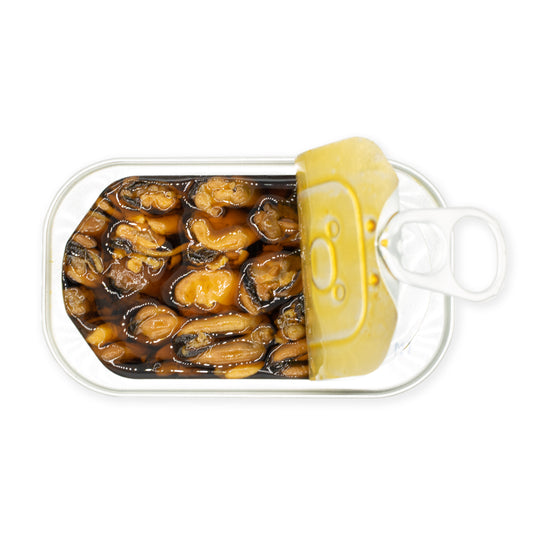 Fancy Whole Smoked Mussels 3 oz (Pack of 24)