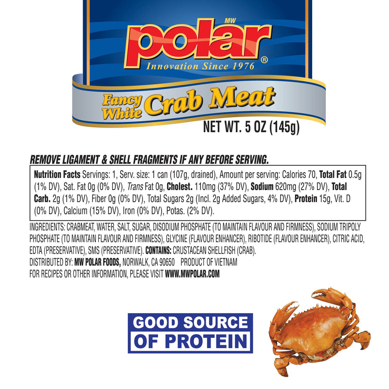 Load image into Gallery viewer, Fancy White Crabmeat, Shredded - 5 oz - 12 Pack

