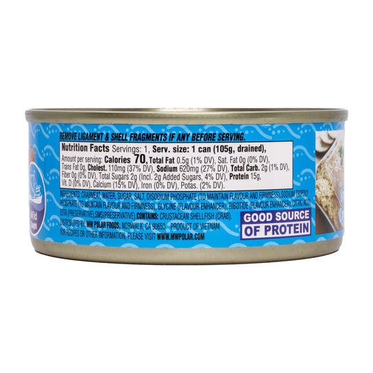 Fancy White Crabmeat, Shredded - 5 oz - 12 Pack
