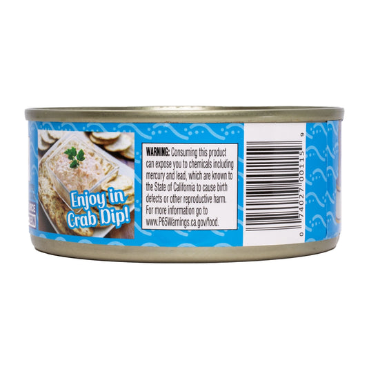 Fancy White Crabmeat, Shredded - 5 oz - 12 Pack - Polar