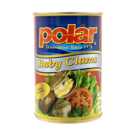 Whole Baby Clams - 10 oz - 12 Pack - Polar