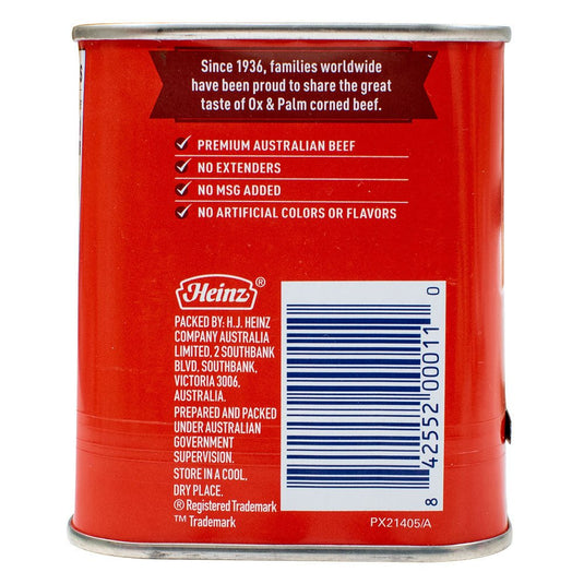 Ox & Palm - Corned Beef Original Chunky Style in Tapered Can - 11.5 oz - Multiple Pack Sizes - Polar