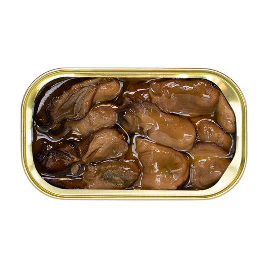 NEW! Fancy Whole Smoked Oysters (Product of Korea) 3 oz - 12 Pack