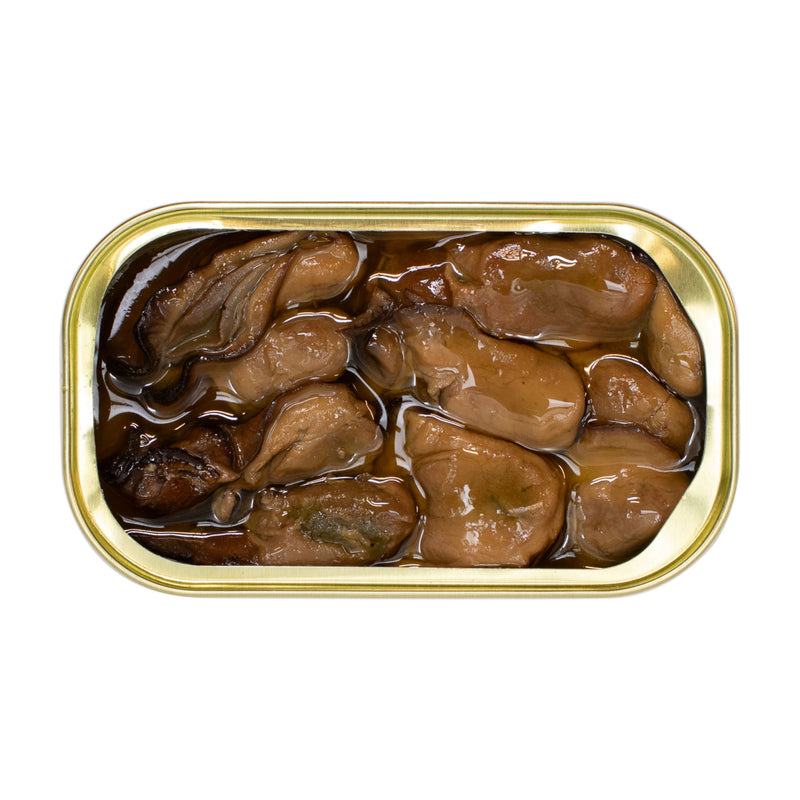 Load image into Gallery viewer, NEW! Fancy Whole Smoked Oysters (Product of Korea) 3 oz - 12 Pack
