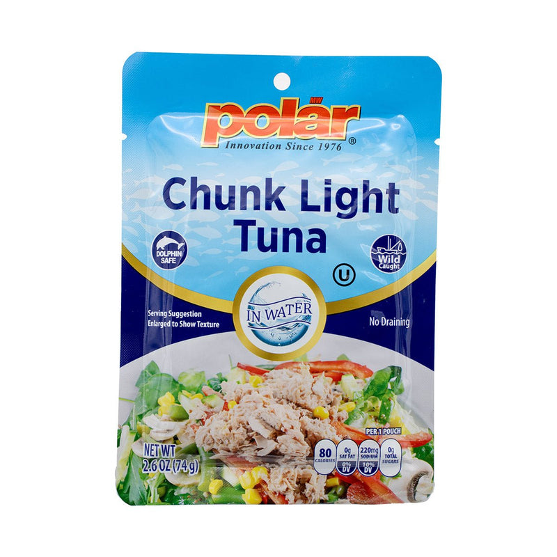 Load image into Gallery viewer, Polar Chunk Light Tuna in Water Pouch - Pack of 24 - Polar
