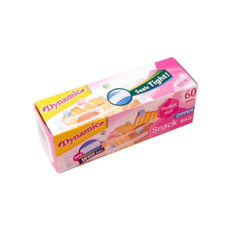 Load image into Gallery viewer, Zip Seal Snack Bags - 100 Count - (Pack of 4, 6, or 24) - Polar
