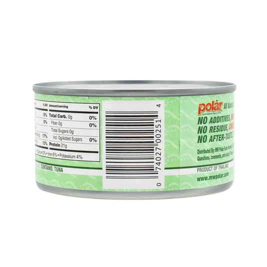 Chunk Light Tuna 12 oz (Pack of 6 or 12) - Polar