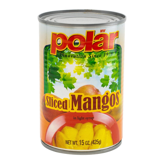 Sliced Mango in Light Syrup - 15 oz - Multiple Pack Sizes - Polar