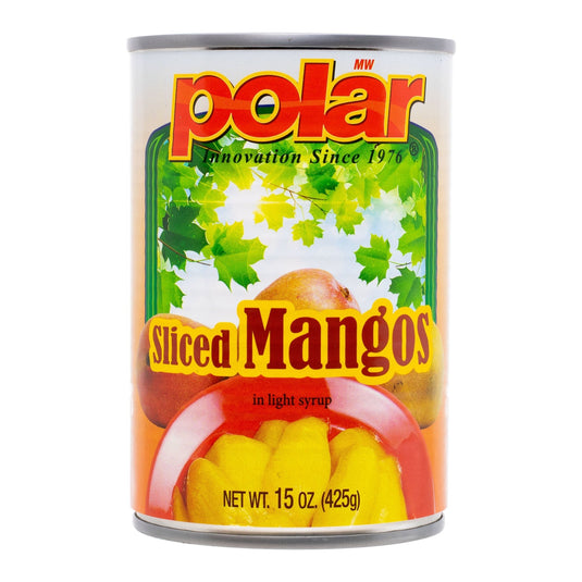 Sliced Mango in Light Syrup - 15 oz - Multiple Pack Sizes - Polar