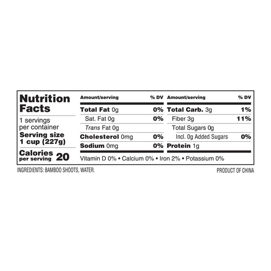 Sliced Bamboo Shoots - 8 oz - Multiple Pack Sizes - Polar