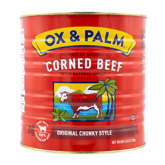 Ox & Palm Corned Beef Original Chunky Style - 6 lb