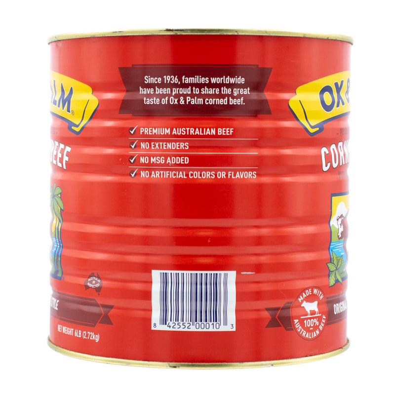 Load image into Gallery viewer, Ox &amp; Palm Corned Beef Original Chunky Style - 6 lb - Polar

