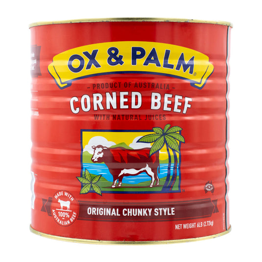 Ox & Palm Corned Beef Original Chunky Style - 6 lb