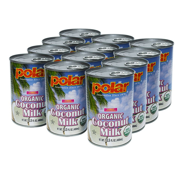 Load image into Gallery viewer, Coconut Milk Organic Light - 13.5 fl oz - Mutiple Pack Sizes - Polar
