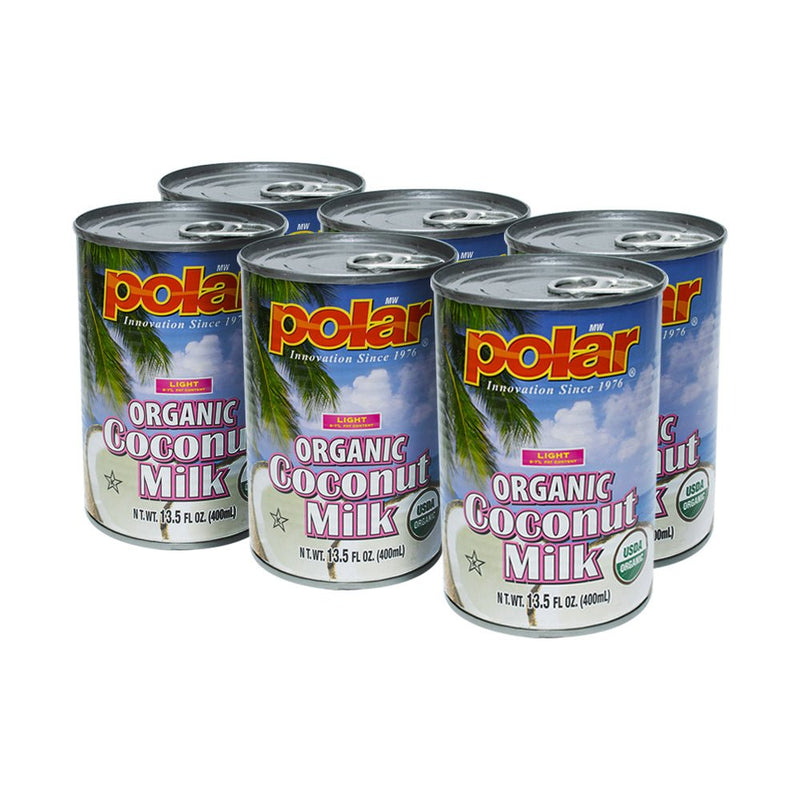 Load image into Gallery viewer, Coconut Milk Organic Light - 13.5 fl oz - Mutiple Pack Sizes - Polar
