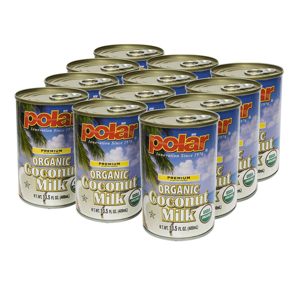 まるまるこ Coconut Milk Organic Premium 13.5 floz (Pack of 6 or 12) | MW Polar