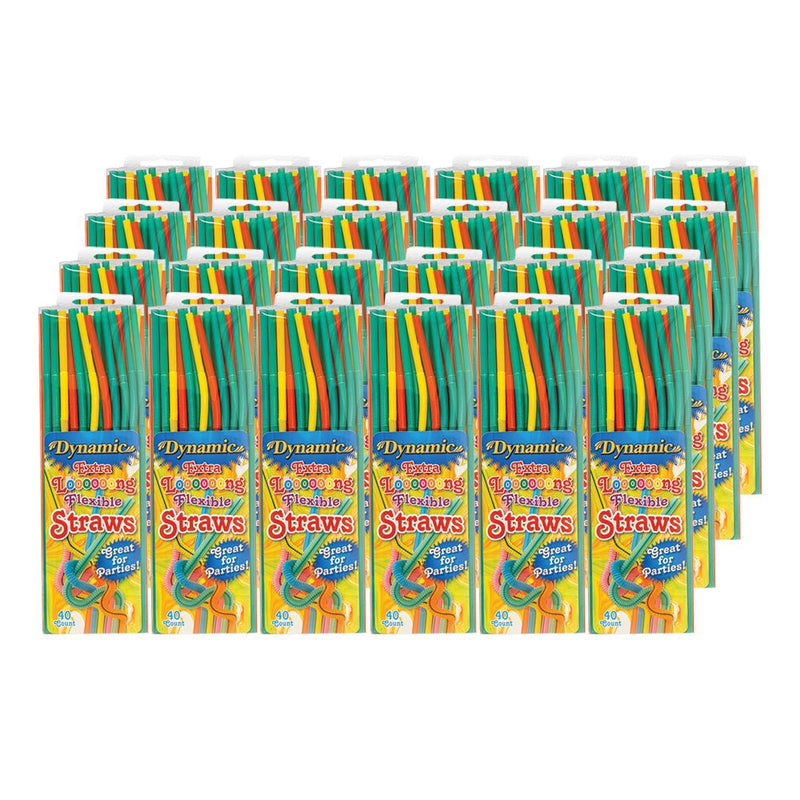 Load image into Gallery viewer, Dynamic - Extra Long Flexible Straws - Multiple Pack Options - Polar
