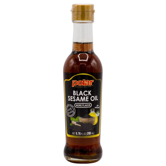 Premium Black Sesame Oil 6.76 oz - 6 Pack - Polar