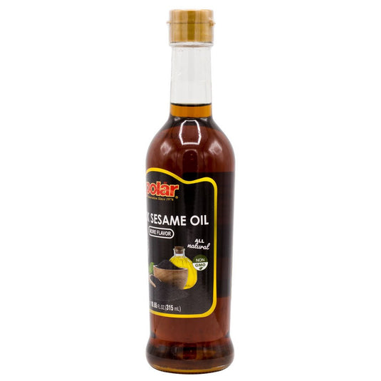 Premium Black Sesame Oil - 10.65 oz - 6 Pack - Polar