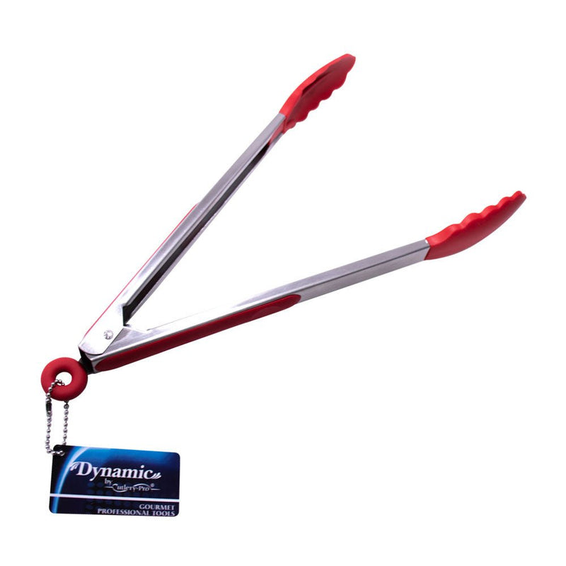 Load image into Gallery viewer, Dynamic - 12" Locking Tongs With Silicone Heads - Multiple Pack Sizes - Polar
