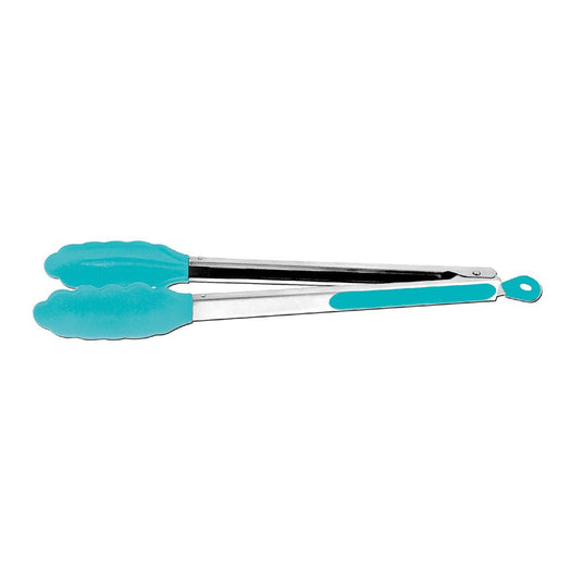 Dynamic - 12" Locking Tongs With Silicone Heads - Multiple Pack Sizes - Polar