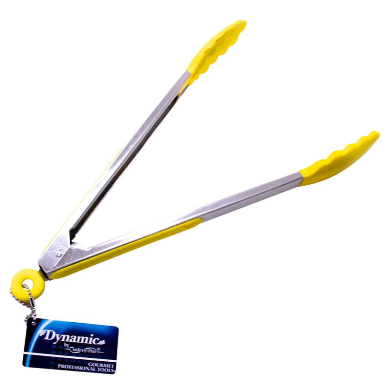 Load image into Gallery viewer, Dynamic - 12" Locking Tongs With Silicone Heads - Multiple Pack Sizes - Polar
