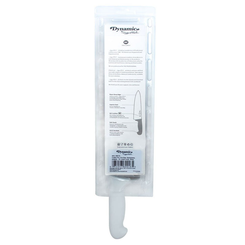 Load image into Gallery viewer, Dynamic Pro-Grip , Santoprene, Softgrip 10" Chef's Knife, White - Polar
