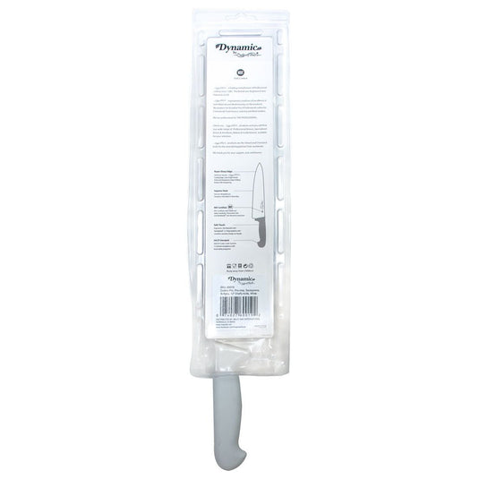 Dynamic Pro-Grip , Santoprene, Softgrip 12" Chef's Knife, White - Polar