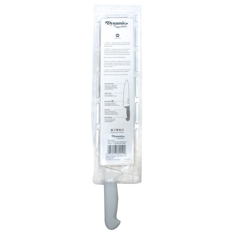Load image into Gallery viewer, Dynamic Pro-Grip , Santoprene, Softgrip 12" Chef's Knife, White - Polar
