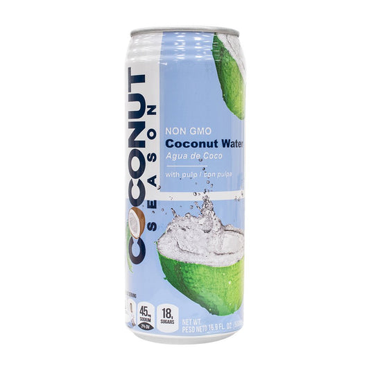 Coconut Season - Coconut Water Drink - Non GMO - 16.9 fl oz - 24 Pack - Polar