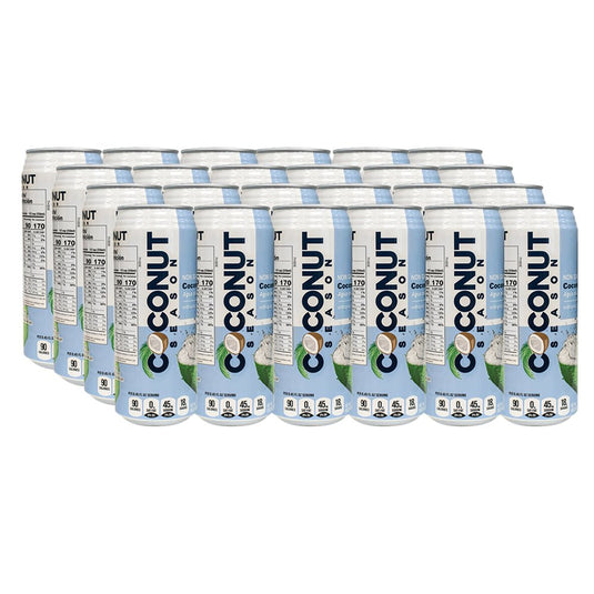 Coconut Season - Coconut Water Drink - Non GMO - 16.9 fl oz - 24 Pack - Polar