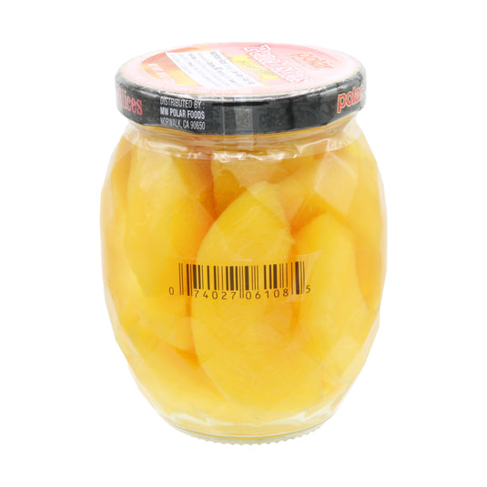 Sliced Peaches in Light Syrup 10 oz (Pack of 12) - Polar