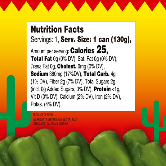 Roasted Green Chili Whole - 8 oz - 12 Pack