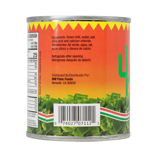 Roasted Green Chili Diced - 8 oz - Multiple Pack Sizes - Polar