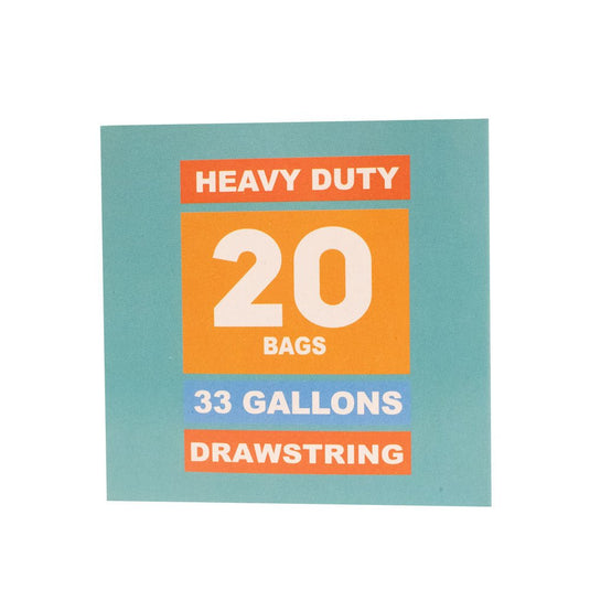 Tall Kitchen Drawstring Trash Bag - 33 Gallon - Multiple Pack Sizes - Polar
