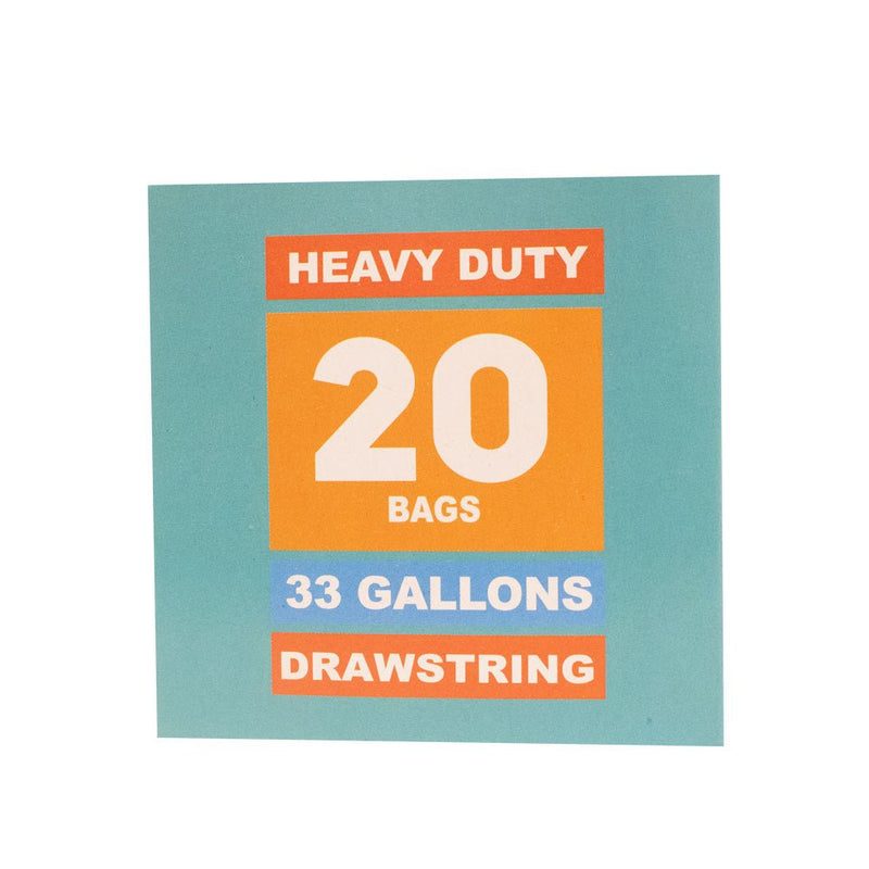 Load image into Gallery viewer, Tall Kitchen Drawstring Trash Bag - 33 Gallon - Multiple Pack Sizes - Polar
