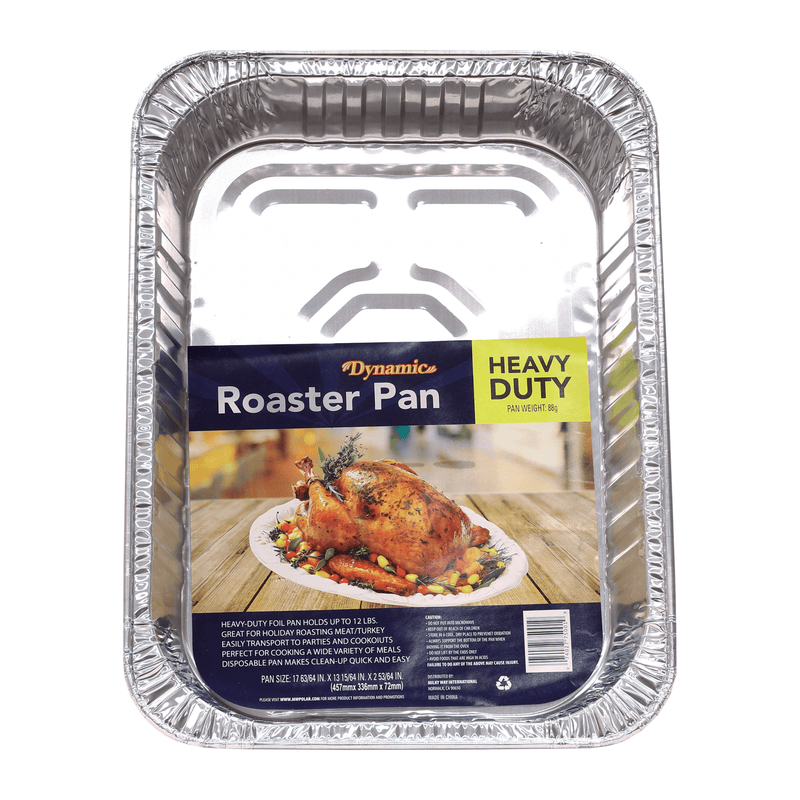Load image into Gallery viewer, Dynamic Aluminum Roaster Pan - 17.98" x 13.23" x 2.83" - 24 Pack - Polar

