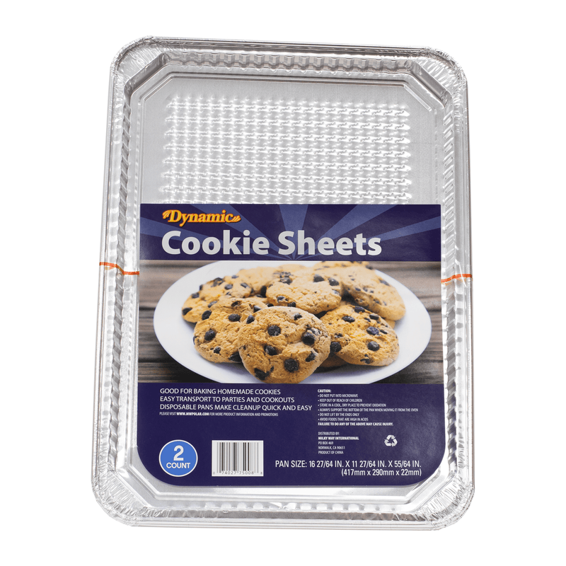 Load image into Gallery viewer, Dynamic Half Size Aluminum Cookie Sheets - 16.24” x 11.42” x 0.86" – 24 Pack - Polar
