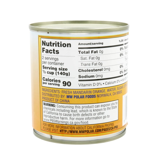 Mandarin Oranges in Light Syrup - 11 oz - 24 Pack - Polar