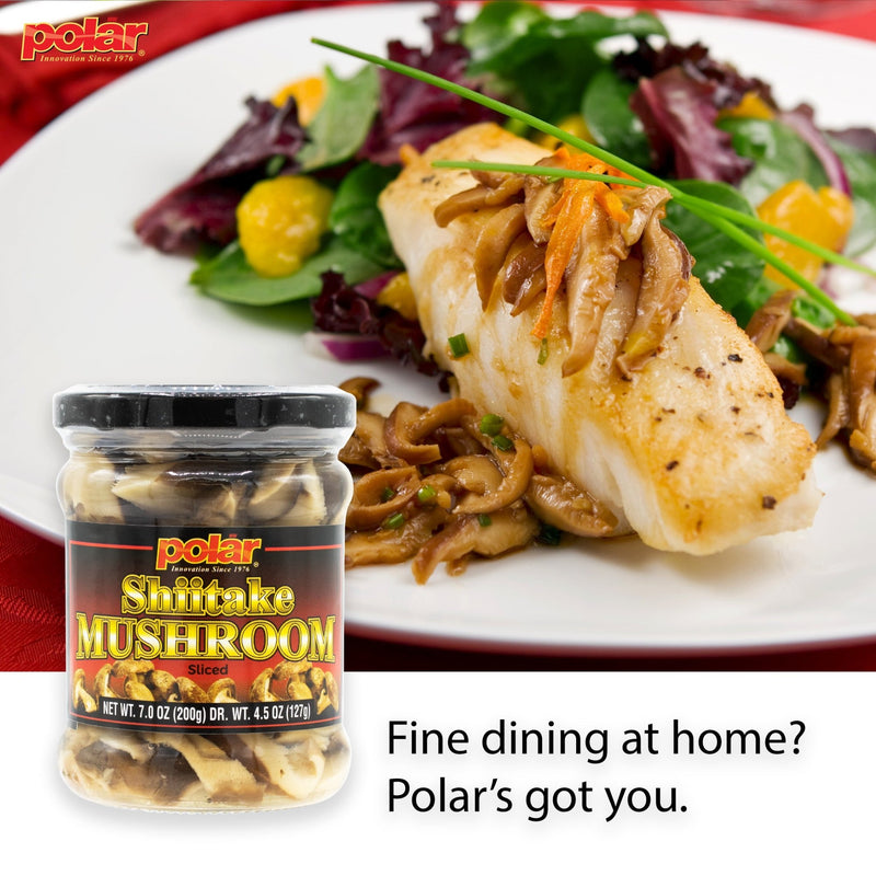 Load image into Gallery viewer, Sliced Shiitake Mushrooms in Jar 7 oz (Pack of 6 or 12) - Polar
