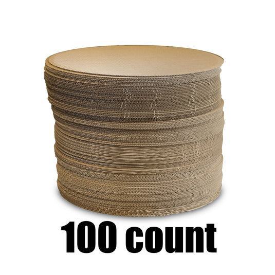 Dynamic 14-inch Cardboard Pizza Round Cake Pie Circle 100 ct - Polar