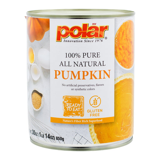 All Natural Pumpkin 29 oz - Multiple Pack Sizes - Polar