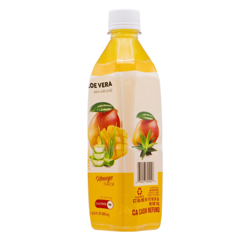 Load image into Gallery viewer, Aloe Vera Season - Aloe Vera Drink - Mango Flavor -16.9oz - 12 Pack - Polar
