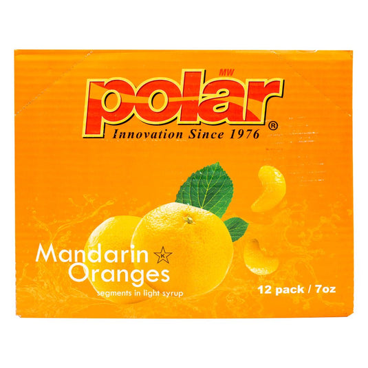Mandarin Oranges in Light Syrup - 7 oz - 12 Pack - Polar
