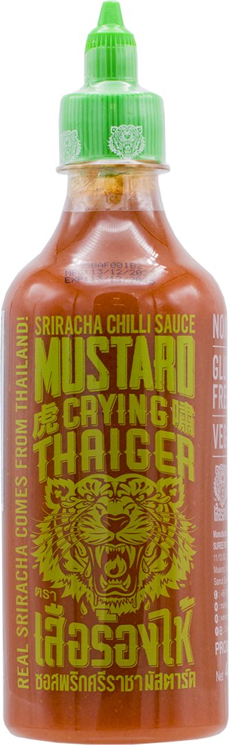 Crying Thaiger Mustard Chili Sauce - Multiple Pack Sizes - Polar