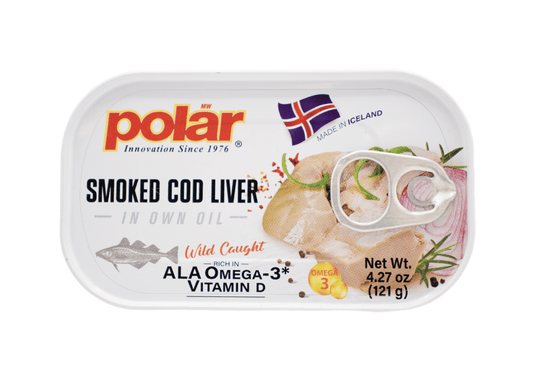Polar Smoked Cod Liver in Own Oil - Polar
