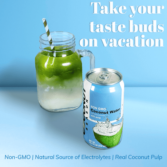 Coconut Season - Coconut Water Drink - Non GMO - 10.5 fl oz - 24 Pack - Polar