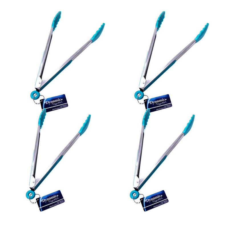 Load image into Gallery viewer, Dynamic - 12" Locking Tongs With Silicone Heads - Multiple Pack Sizes - Polar
